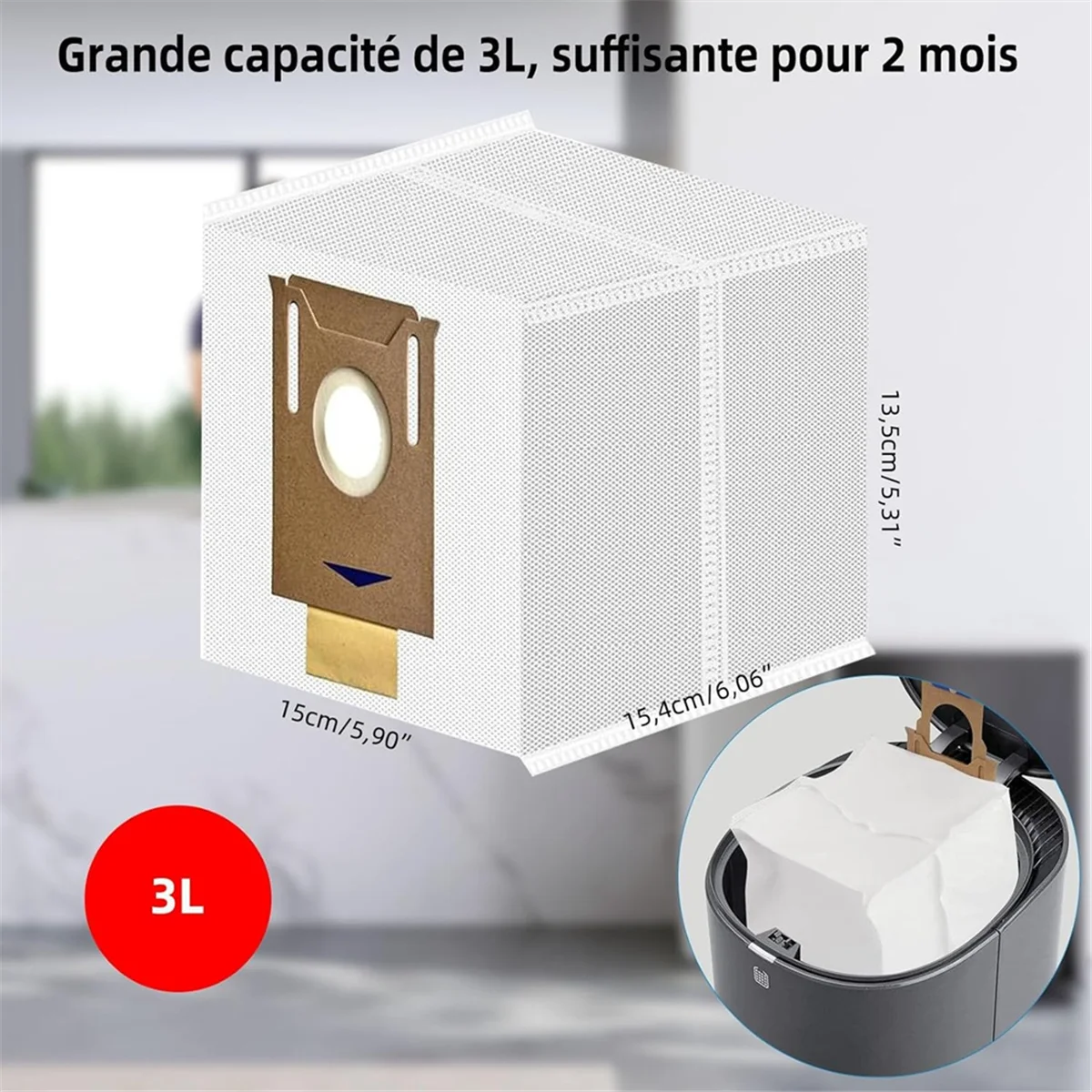 Parti di ricambio per Kit di accessori Ecovacs DEEBOT N10 +/N10 Plus, OZMO N8 +/N8 Pro +, T8 +/T8 AIVI +/T9 +