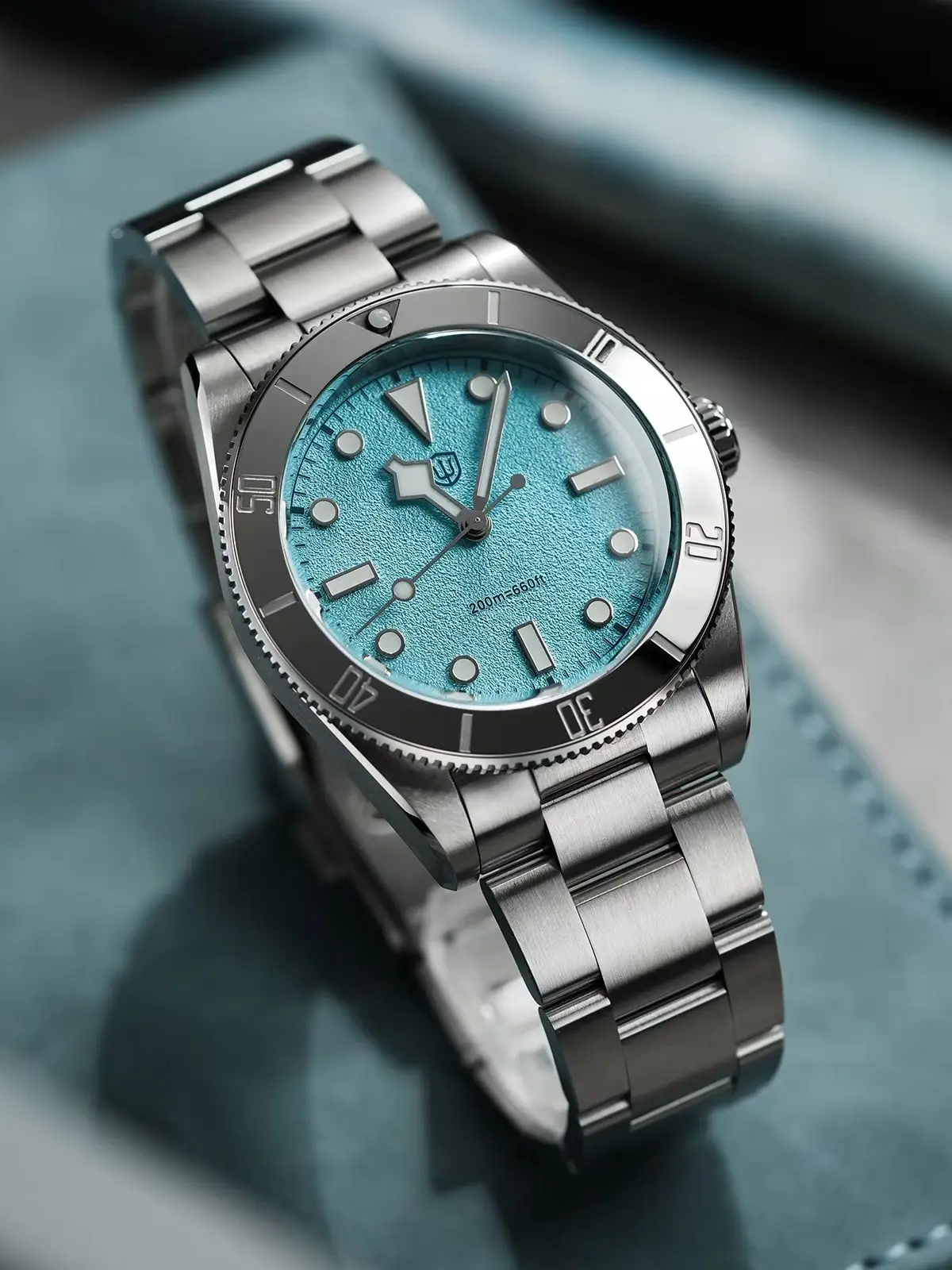 Watchdives WD7922 Vintage Quarzuhren Vh31 Sweep-Uhrwerk AR Saphir Leuchtend 200M Wasserdicht 37Mm Herren Luxus-Armbanduhr