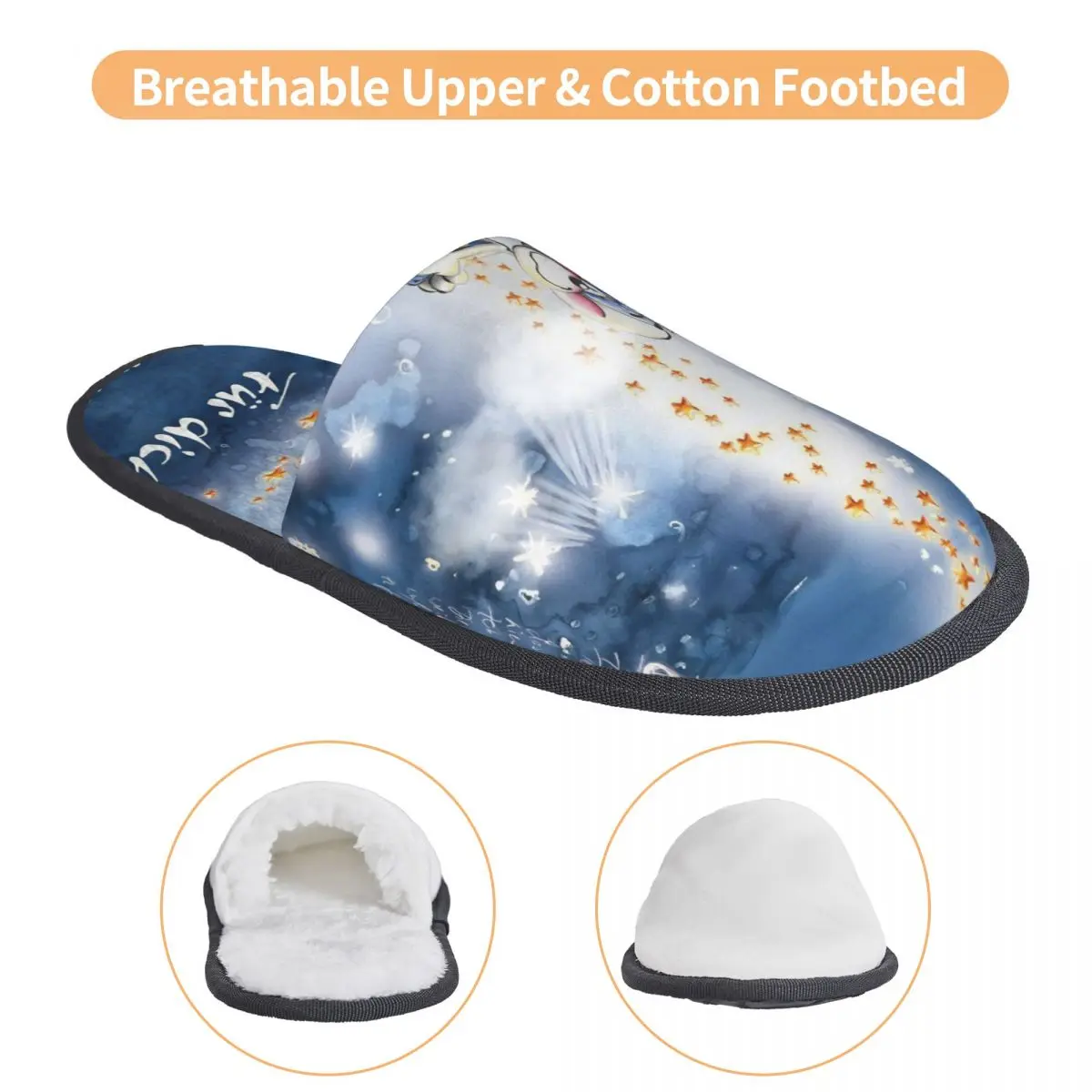 D-Diddles شبشب منزل غير قابل للانزلاق Diddl Catoon شبشب منزلي ناعم من الفرو شرائح غرفة المعيشة #3