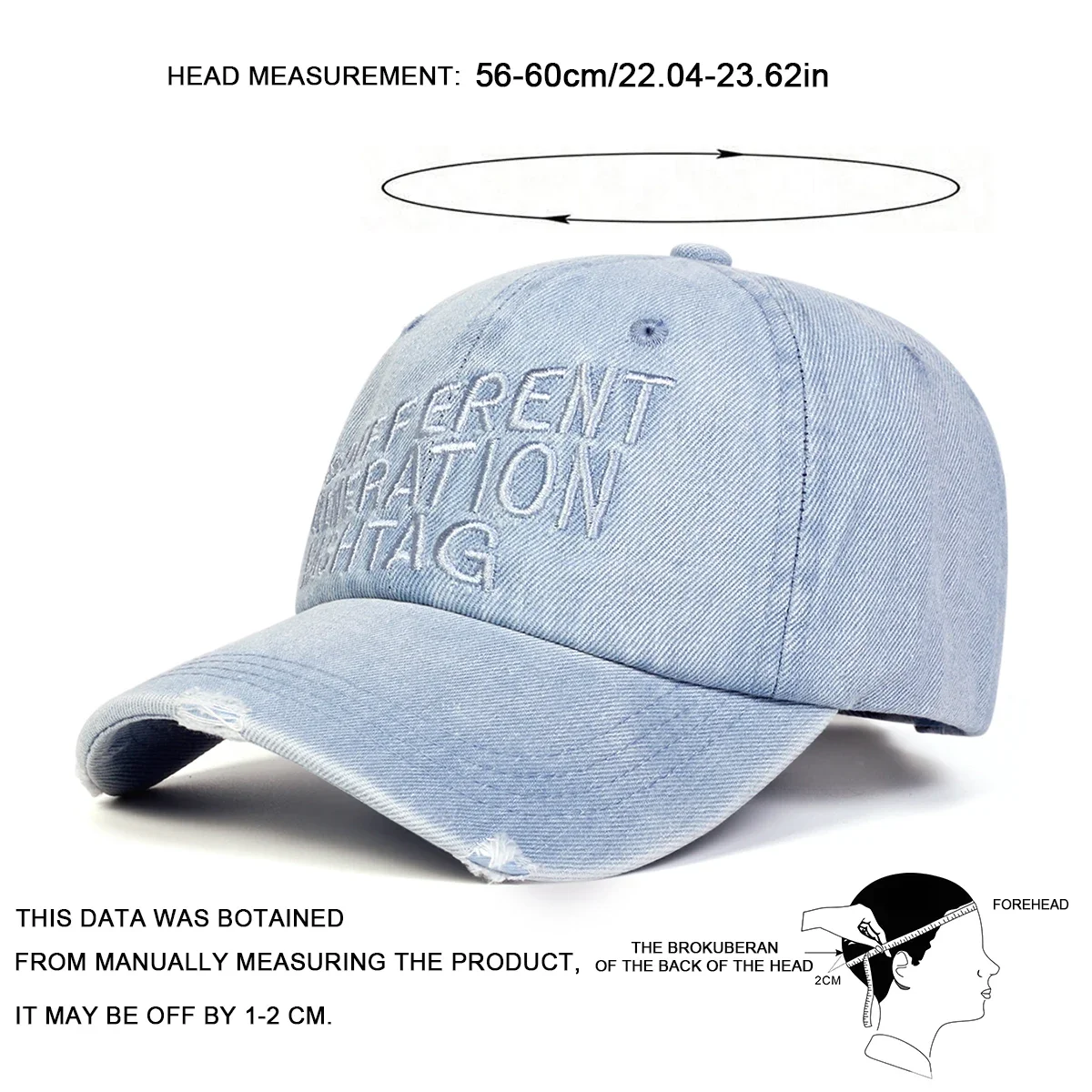 Unisex DIFFERENT Letter Embroidery Baseball Caps Spring Autumn Outdoor Adjustable Casual Hats Sunscreen Hat Sports Cap