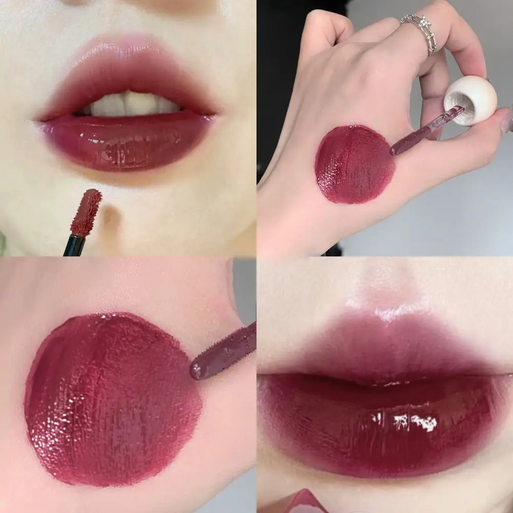 Plumping Water Light Lip Gloss Mirror Shimmer Waterproof Lip Glaze Moisturizing Pearlescent Liquid Lipstick Make Up