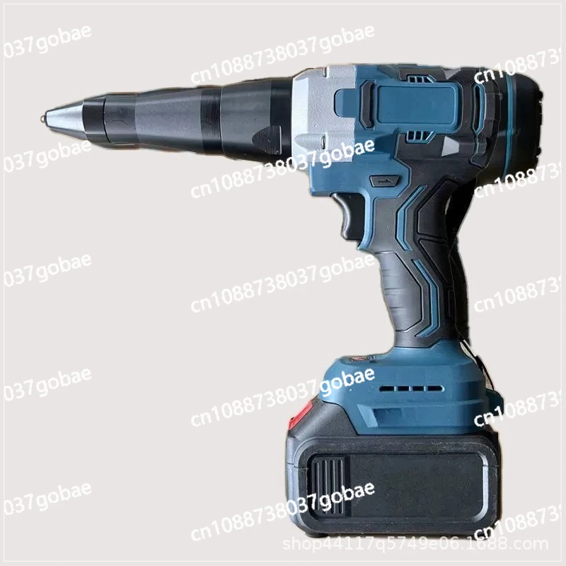 

Автоматический пистолет для заклепок с литиевой батареей, перезаряжаемый электрический пистолет для гвоздей промышленного класса, инструмент для вытягивания сердечника