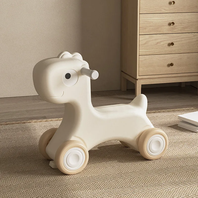 Rocking Horse Horse Children Riding Baby Car 2-in-1 Toy Rocking Car Anti-fall Baby Rocking Chair