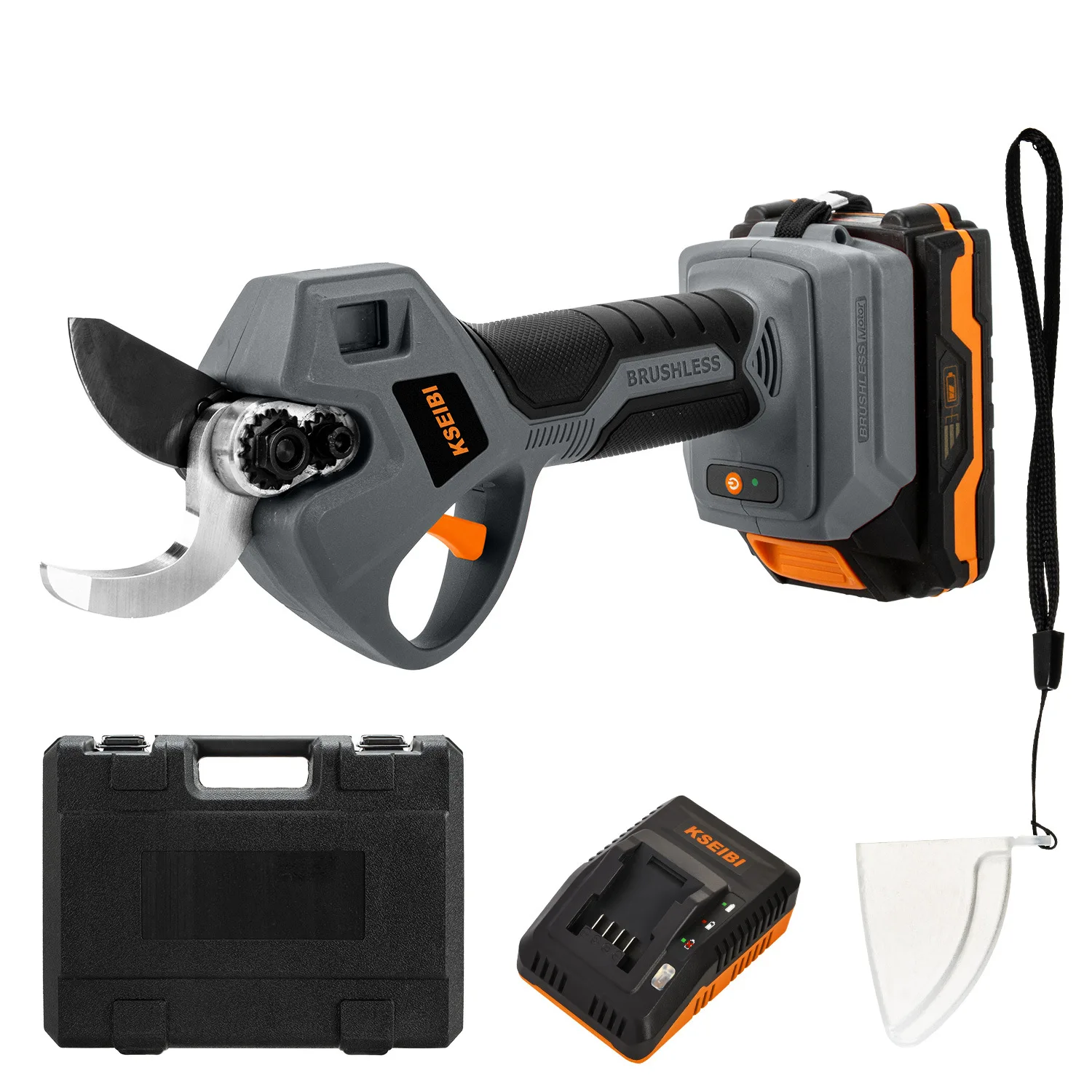 Handheld Portable Cordless Brushless Electric Pruning Shears Garden Orchard Tree Branch Trimmer Power Tool for Park & Fruit Farm