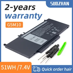 SUOZHAN New G5M10 Laptop Battery For Dell Latitude E5250 E5450 E5550 7.4V 51WH