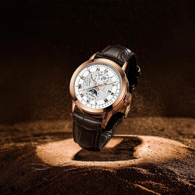 QINGXIYA брендовые модные кожаные кварцевые часы для мужчин, водонепроницаемые роскошные мужские часы с датой, инвентарная обработка, минимальная цена