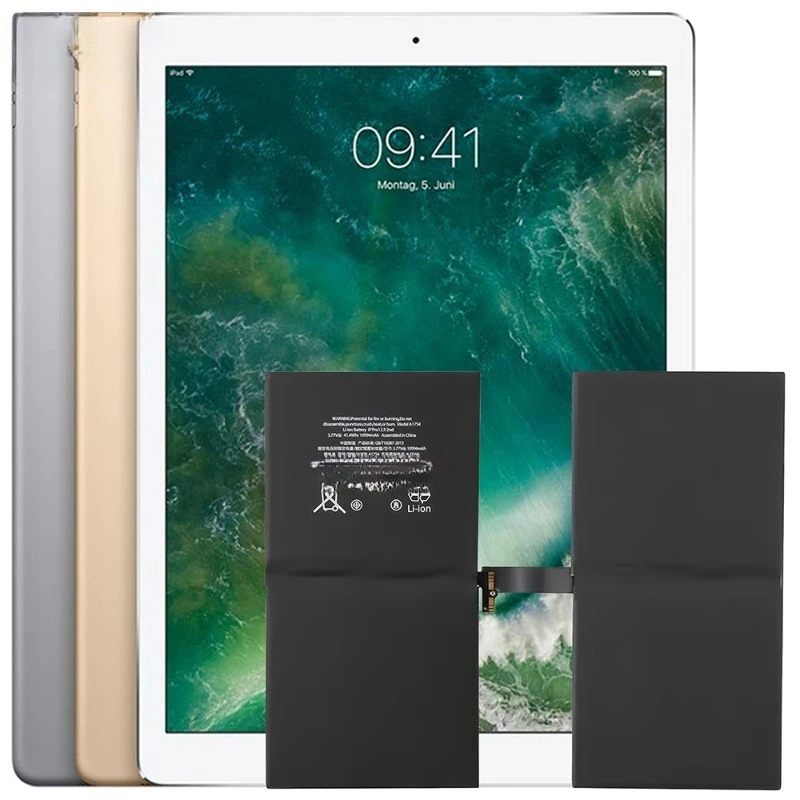 แบตเตอรี่แท็บเล็ตใหม่ 10994Mah สำหรับ Apple Ipad Pro 12.9 2Nd 2017 A1670 A1671 A1821 Pro12.9 แหล่งจ่ายไฟที่เชื่อถือได้ยาวนาน