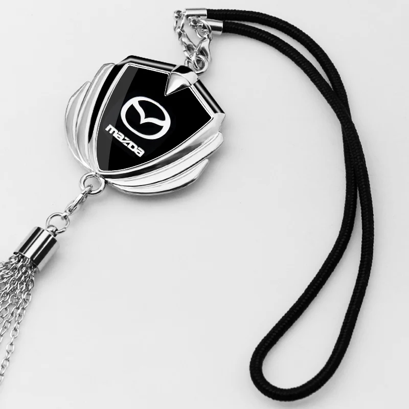 

3D Metal Car Pendant Rearview Mirror Pendants Hanging Ornament Auto Accessories For Mazda 2 3 6 CX3 CX-5 CX6 CX9 CX30 RX8 Atenza