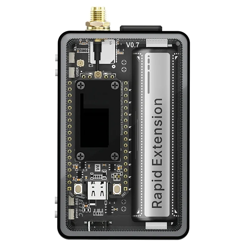 WiFi LoRa 32 Expansion Kit WiFi LoRa 32 V4 Dev-Board ESP32 SX1262 BLE Tempered Glass Panel GNSS Battery with Back Clip