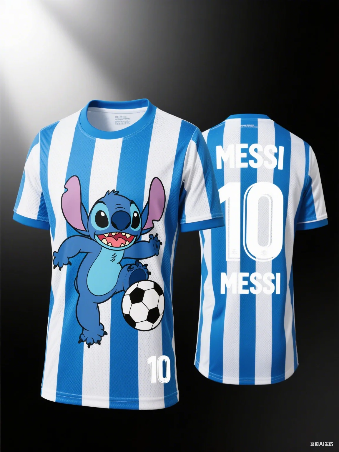 ديزني غرزة كرة القدم جيرسي الجرافيك تي شيرت ثلاثية الأبعاد الطباعة الصيف الرياضة الجافة بسرعة تي شيرت رجالي ملابس الأطفال المحملة Y2k امرأة