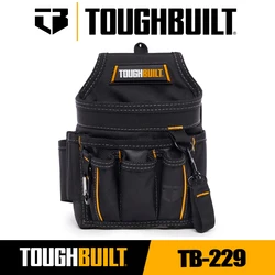 TOUGHBUILT TB-229 Kit universale per elettricista Buste per cintura per attrezzi Buste per attrezzi resistenti all'usura Accessori per attrezzi resistenti