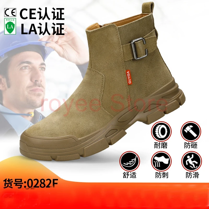 Work safty Shoes for Men/ Women Breathable Sports Safety Shoes Work Boots Anti-Smashing winter boots woman work & safety shoes