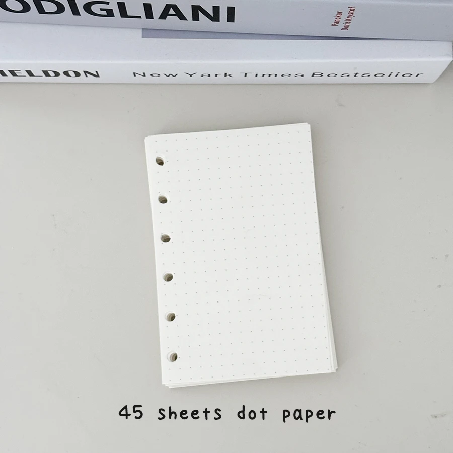 Sharkbang A7 Clear Binder Notebook, Monats-/Dot-/Gird-/Line-Binder-Tagebuch, A7 Ring Journal Handbuch – Detail 7