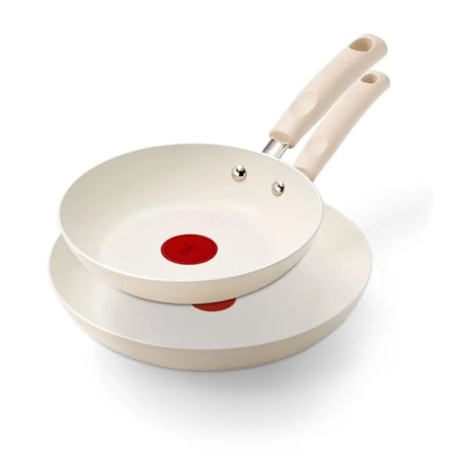 

Набор сковородок Signature Nonstick 8 и 10 дюймов, пригодных для мытья в посудомоечной машине и использования в духовке до 350°F. ° Набор посуды F Pots and Pans с антипригарным покрытием Chef- Pan Bei
