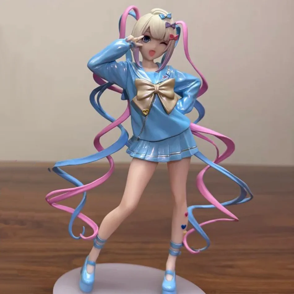 Needy Girl Overdose Anime Figure With Cat Action Figures Virtual Uploader PVC Collection Model Ornaments Toys brithday Gifts view 4