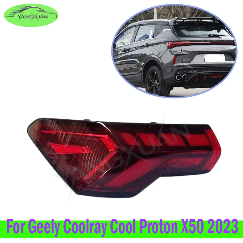 LED Rear Tail Light Tail Lamp Assembly Stop Brake Lamp Back Rear Corner Lamp For Geely Coolray Cool Proton X50 2023