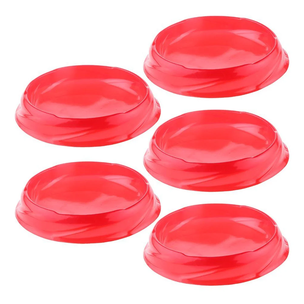 5pcs Plastic Gyro Stadium Battle Plate Combat Stadium (Red) Gyro Battle Stadium Gyro Combat Plate Gyro Combat Arena