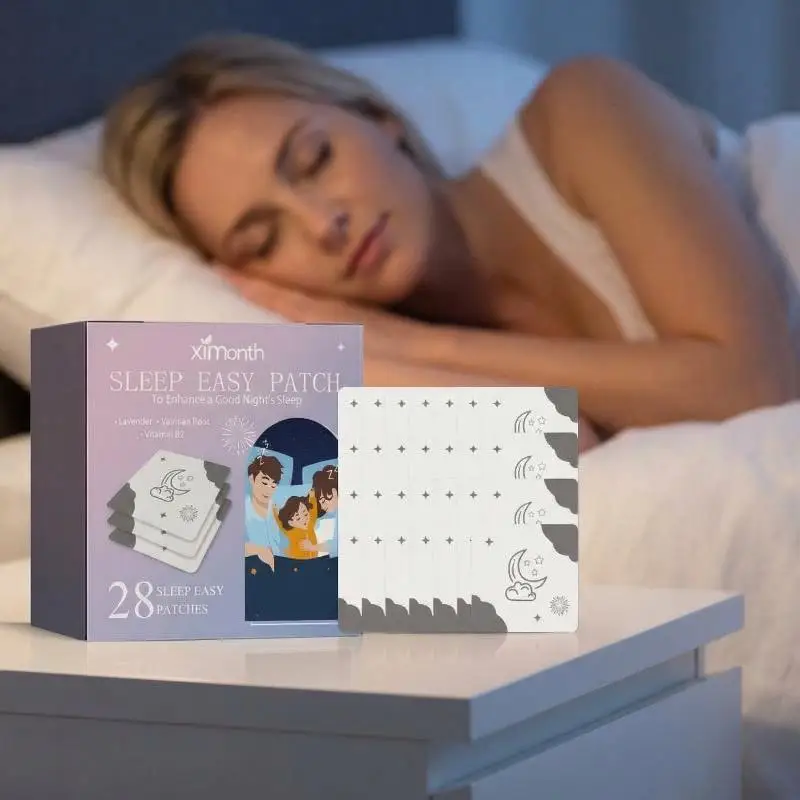 28Pcs Sleep Patch Sticker Set Relieves Muscle Tension Fights Fatigue Improves Sleep Quality Use at Home Nightly