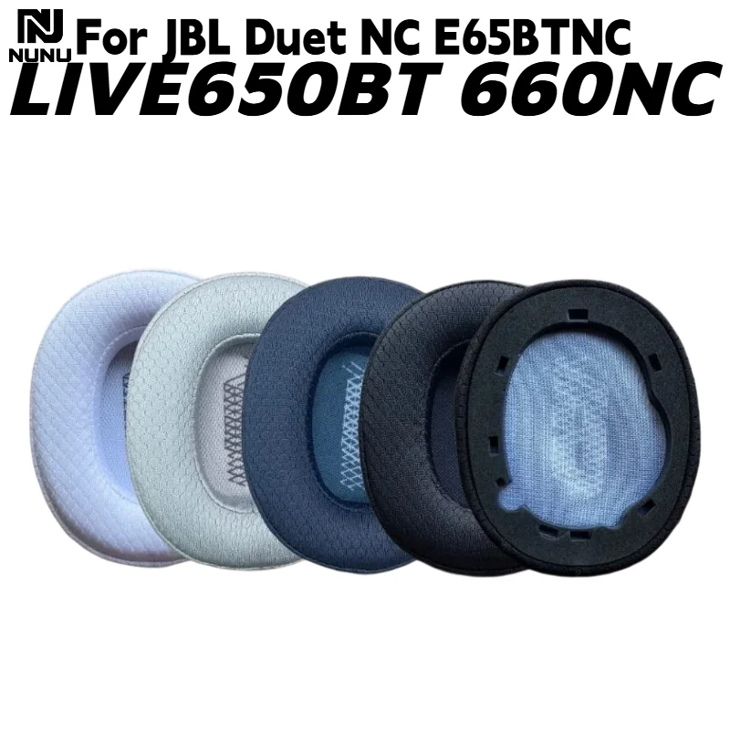 

Replacement Breathable net Ear Pads For JBL Duet NC E65BTNC LIVE650BT 660NC Headphone Memory Foam Pads/Earpads Never shed skin