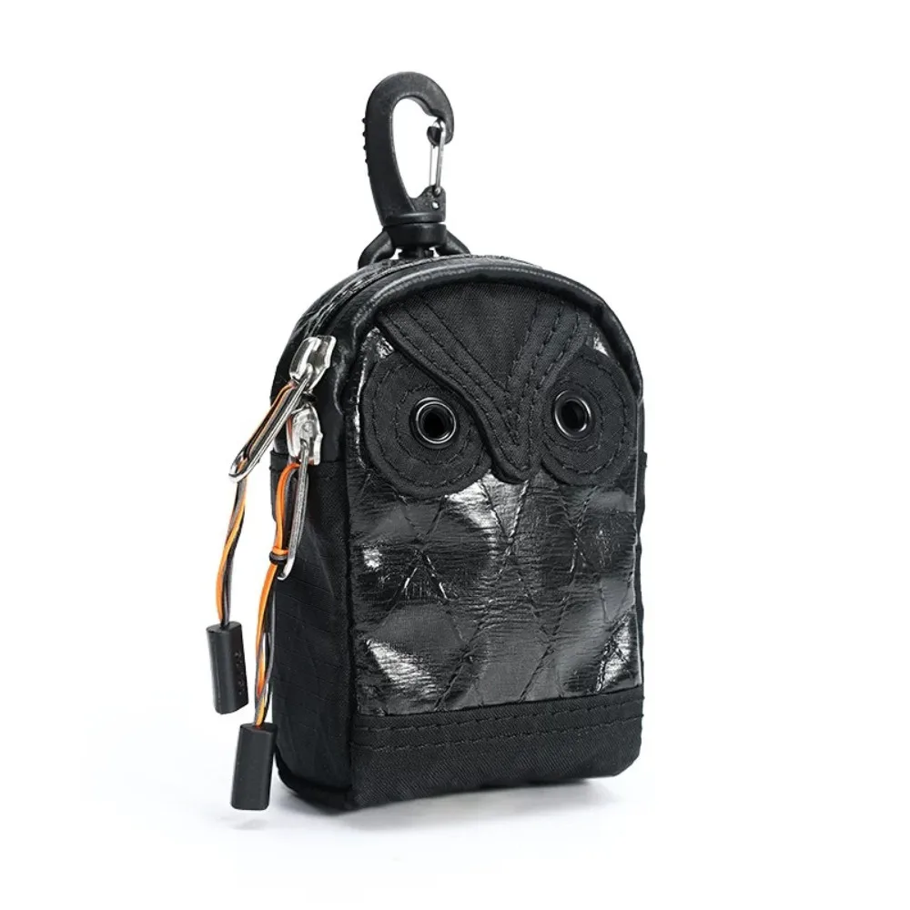 Owl-shaped mini key pouch, Card holder Multi-functional storage coin purse, and portable earphone organizer