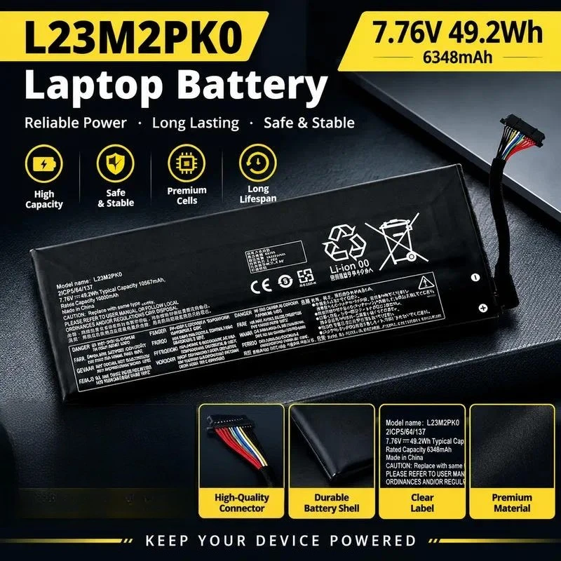 Replacement Battery L23M2PK0 Compatible with Legion Go 8APU1 Handheld Game Console