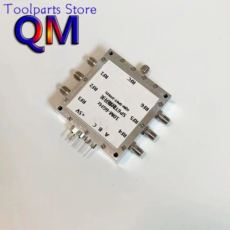 10M-6GHz SP6T RF Switch Single Pole Six Throw Switch Six Select One RF Switch Routing Switch