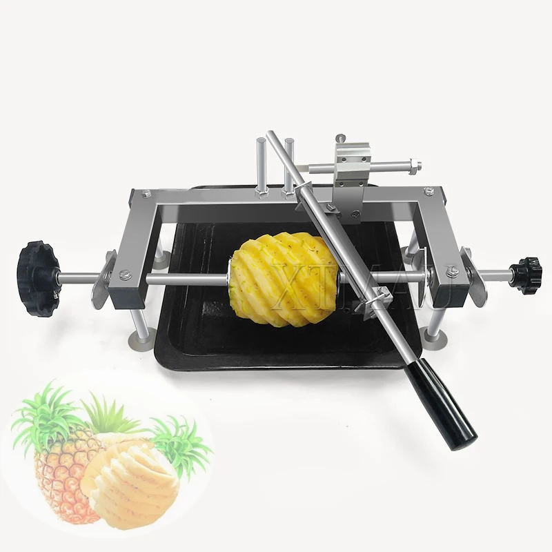 High Efficiency Manual Stainless Steel Pineapple Skin Peeler Machine Pineapple Pitting Machine Slicer Peeling Knife Cutter Tool