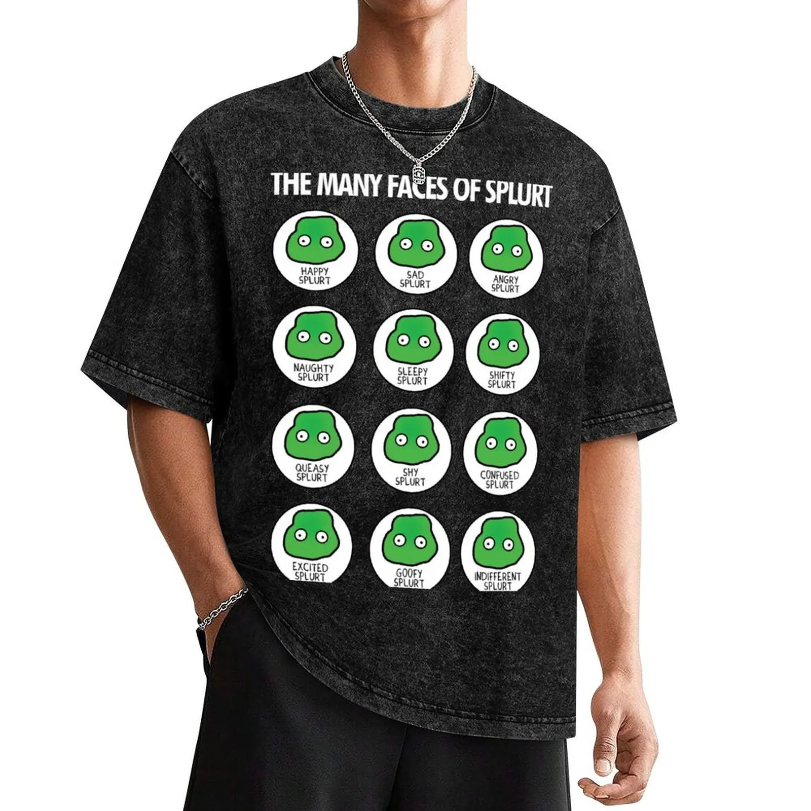 

The Many Faces of Splurt T-Shirt sublime Short sleeve tee t shirt for men