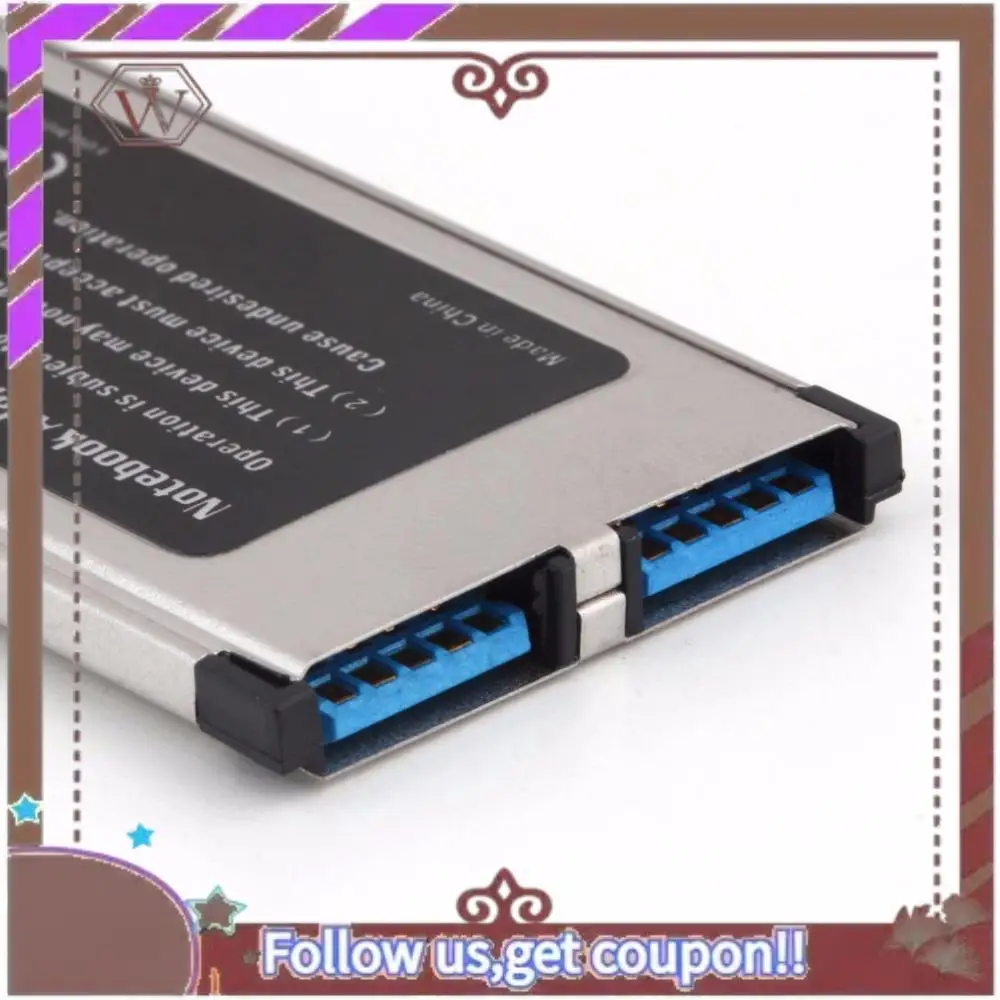 Новейший адаптер PCI Express на USB 3.0 с двумя портами PCI-E, преобразователь карты Express для ноутбука