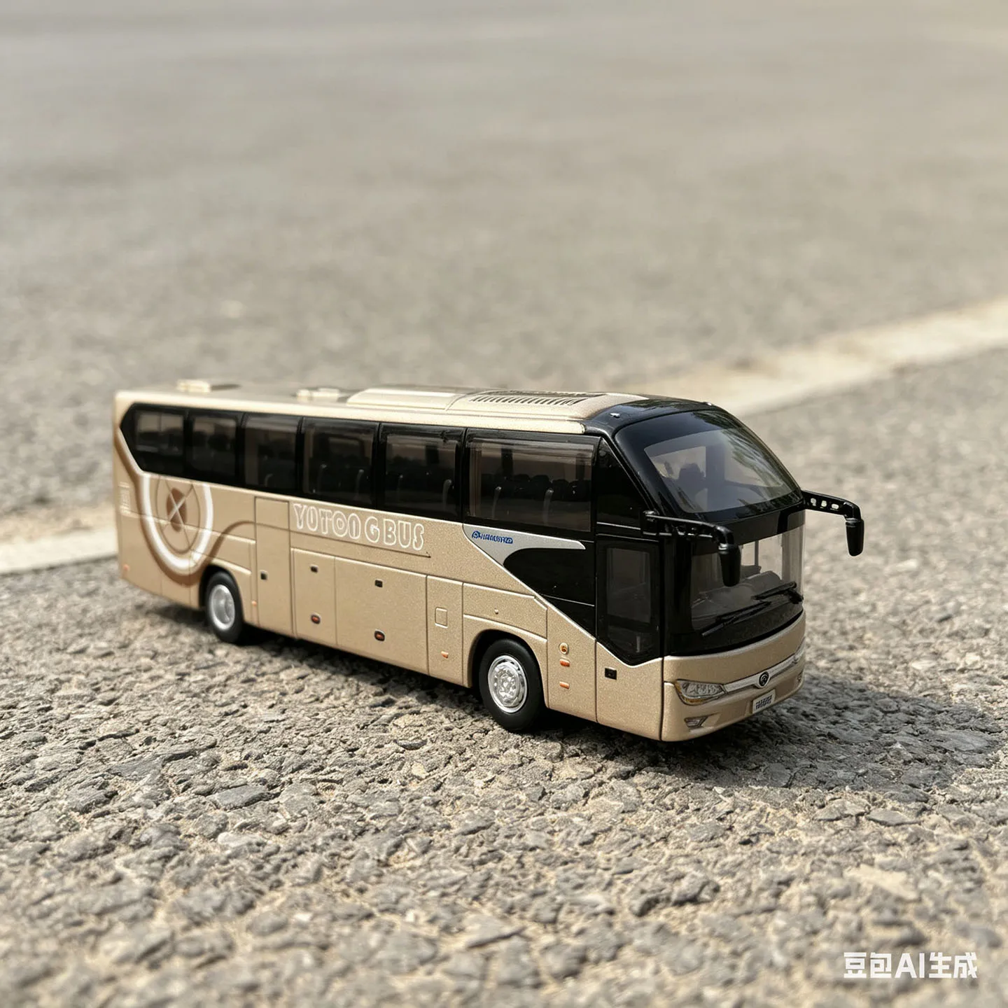Dealer Edition Bus Model,1:42 Yutong Auto,ZK6128HQB,Luxury Bus,Diecast Model for Collections,Display and Gift for Friends