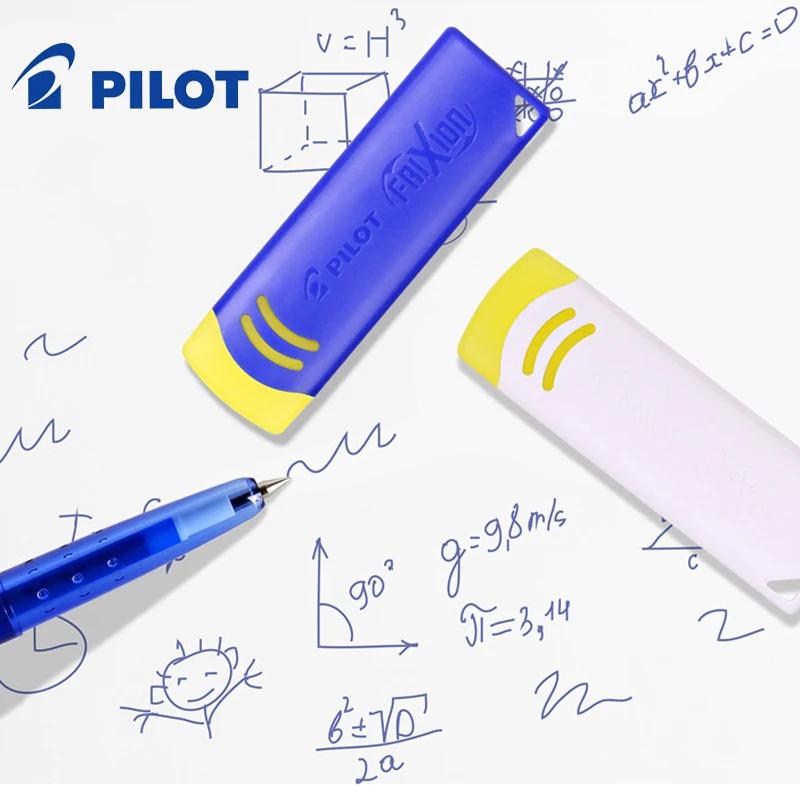 2 Pcs/Lot PILOT Cute Eraser EFR-6 Frixion Erasable Pen Eraser Students Wipe Clean Eraser Leave No Trace Kawaii Eraser Stationery