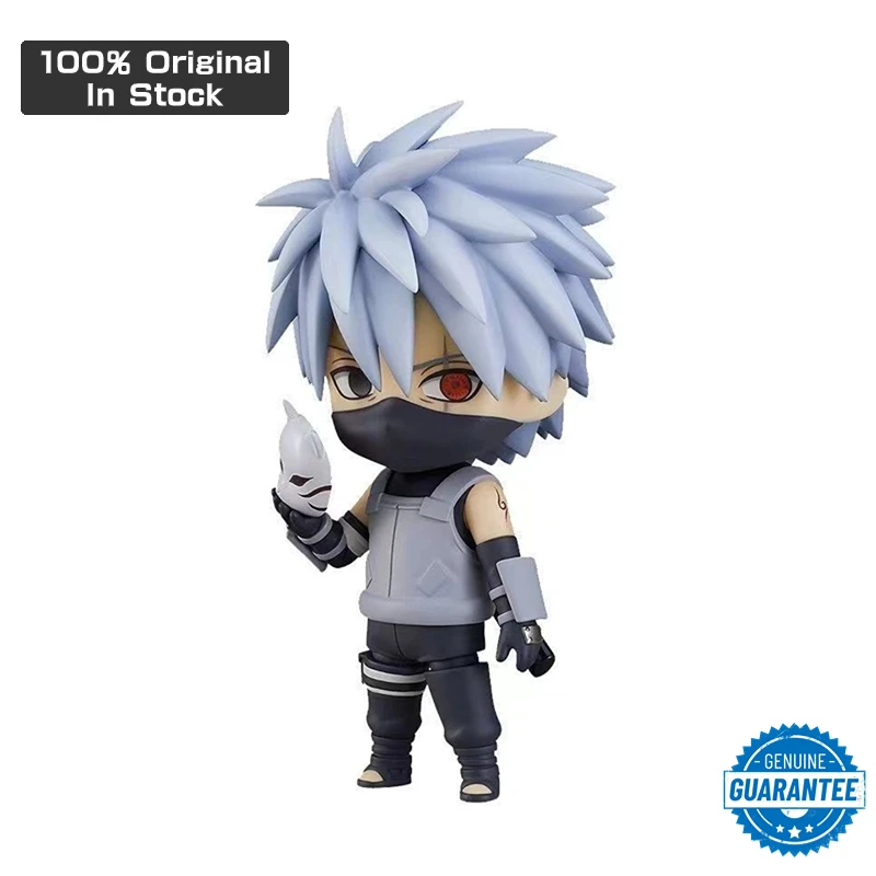 

Genuine Original Good Smile GSC Nendoroid 12cm 1636 Naruto Anime Hatake Kakashi Anbu Black Q Ver Kawaii Figures Toys Model Gift