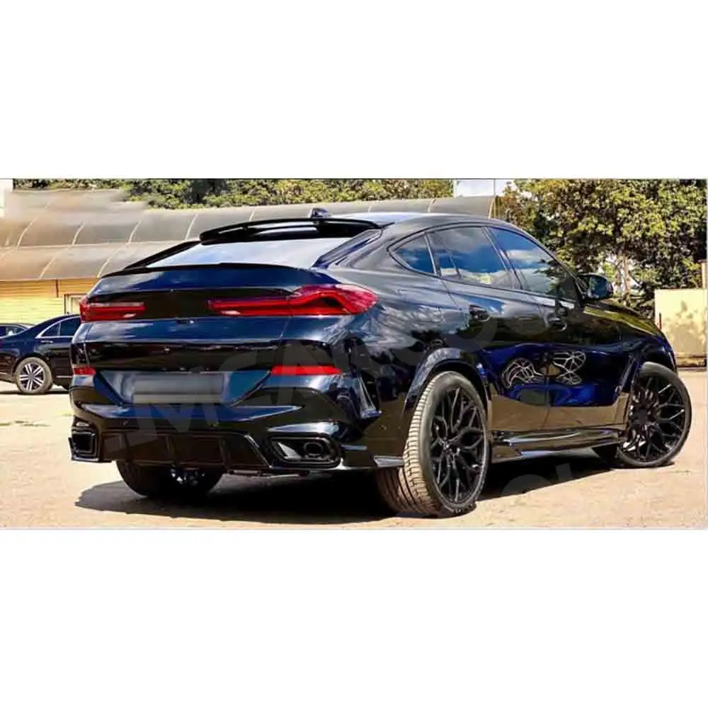 

JMCARCOOL For BMW X6 G06 M Sport 2020-2022 Carbon Fiber Front Lip Side Skirts Rear Diffuser Bumper Side Splitters Spoiler
