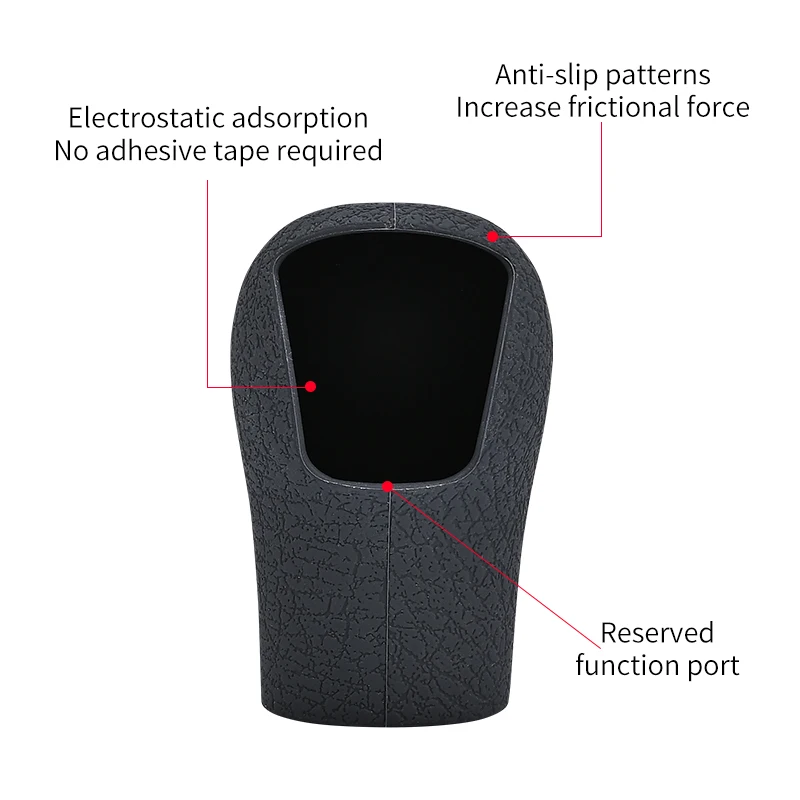 For Skdda Car Transmission Silicone Automatic Gear Shift Cover 2014-2021 Rapid Spaceback 2013-2023Rapid 2013-17Citigo 19 -23Scala 19-22Kamiq 14-16Superb Combi Interior Anti-Slip Gear Shift Cover