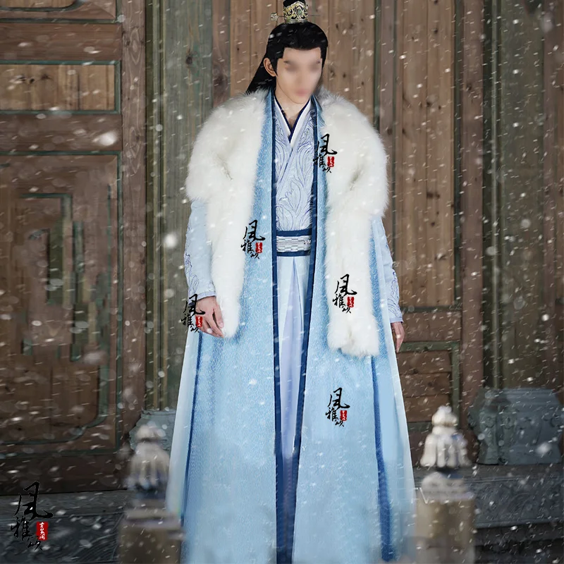 Hot TV Drama Chang Xiang Si Tu Shan Jing Xiang Liu Yanyan Same Hanfu Dress Men Hanfu Xianxia Swordsman Xiake Ancient Cosplay