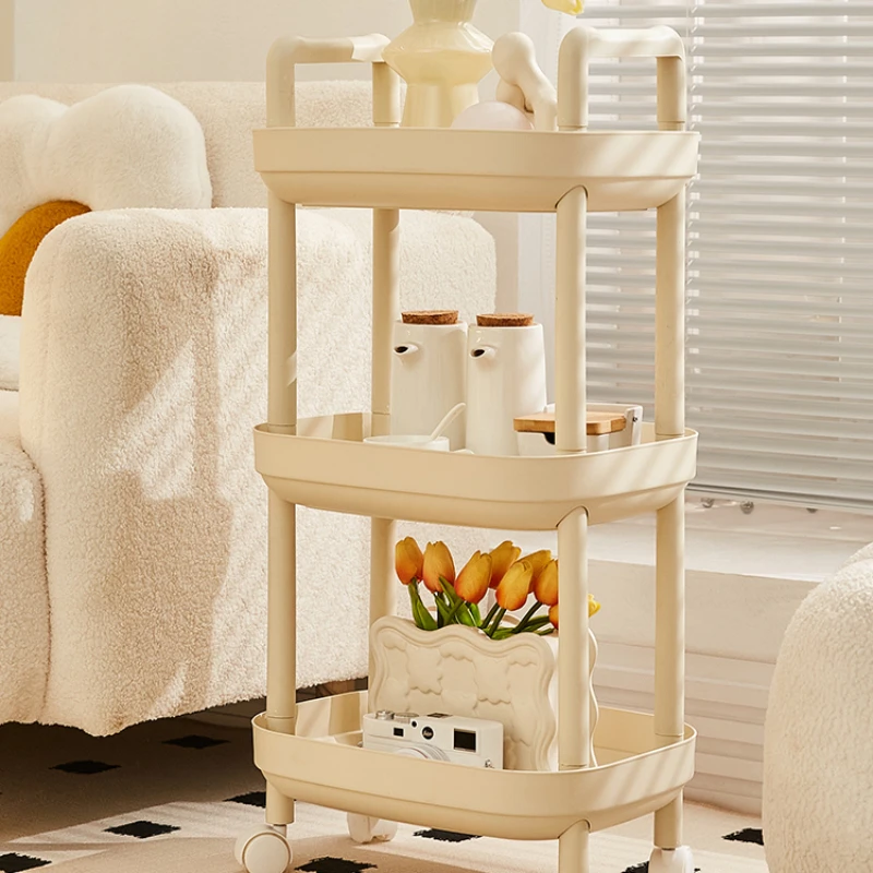 Mobile Small Storage Rack, Modern Minimalist, Internet Celebrity, Instagram Style, Home Living Room, Bathroom