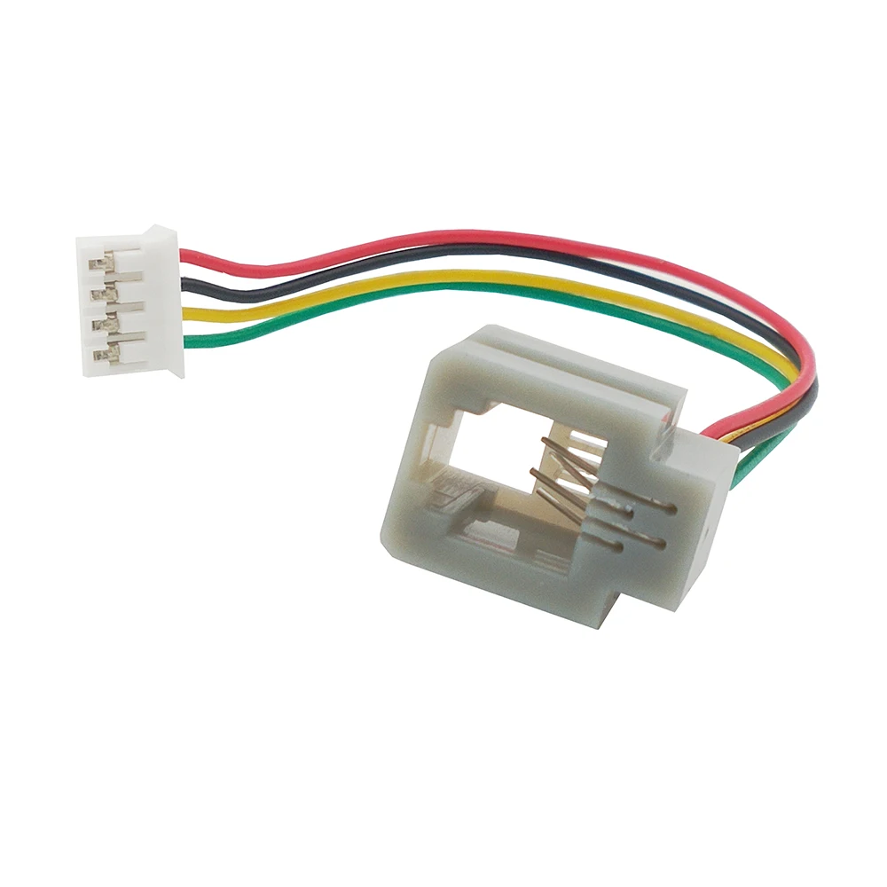 20PCS 616M 4P4C to PH2.0 4P Cable RJ11 Telephone handle Modular Plug female 4-core connection cable Distance 2.0MM terminal