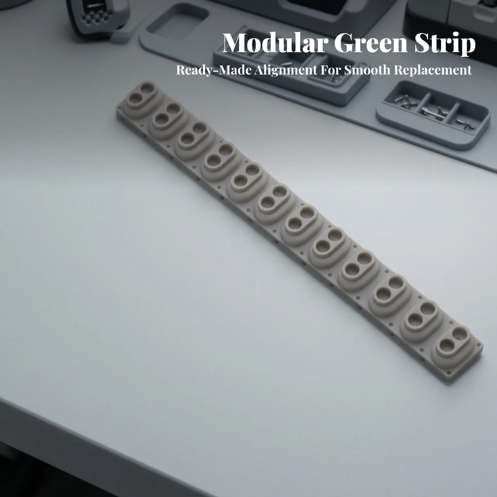 Keyboard Trigger Point Component Wear-Resistant Silicone Rubber Trigger Point Strip with Molded Domes for Instrument Technicians