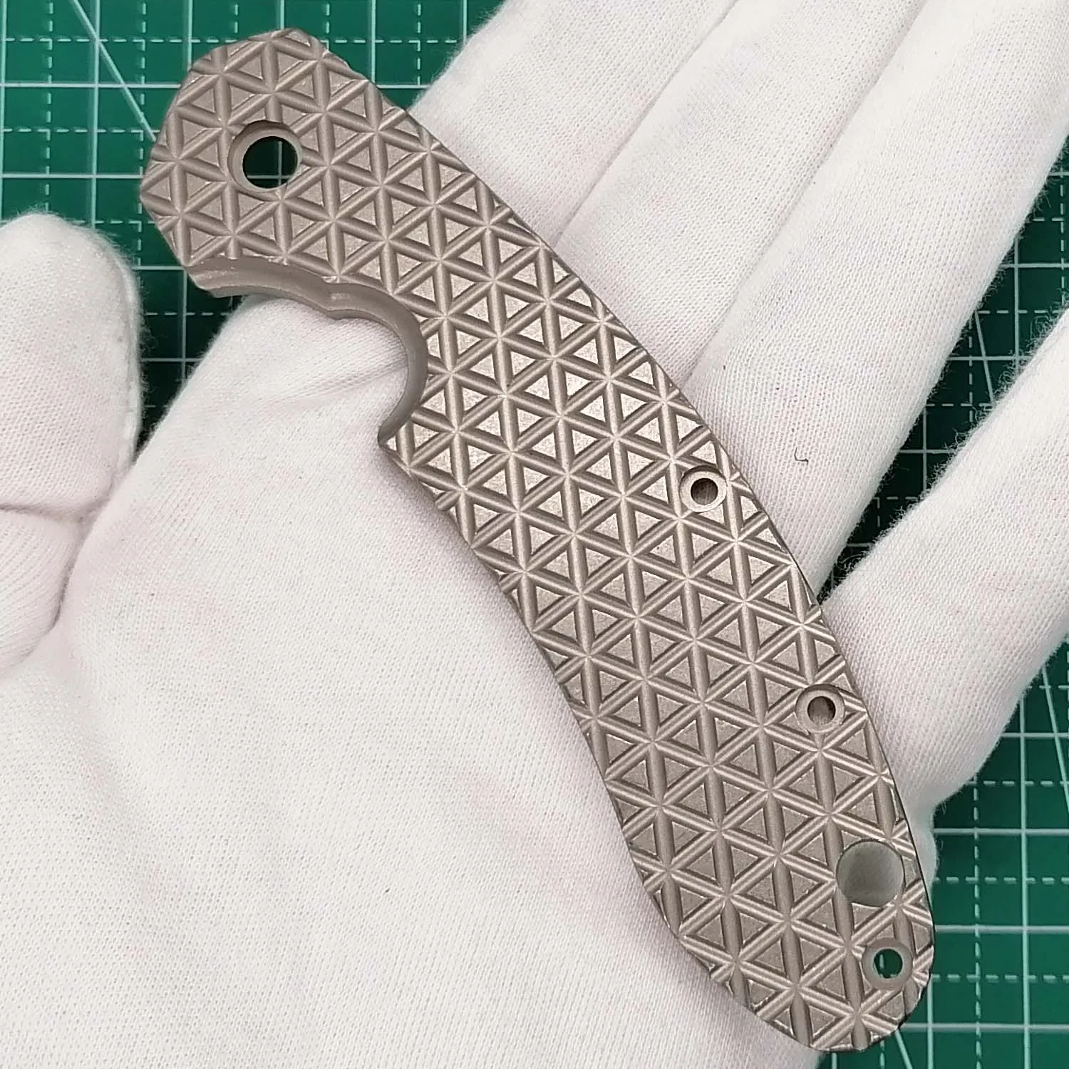 Peça Liga Titanium Tc4 Escalas para Spyderco C156 1