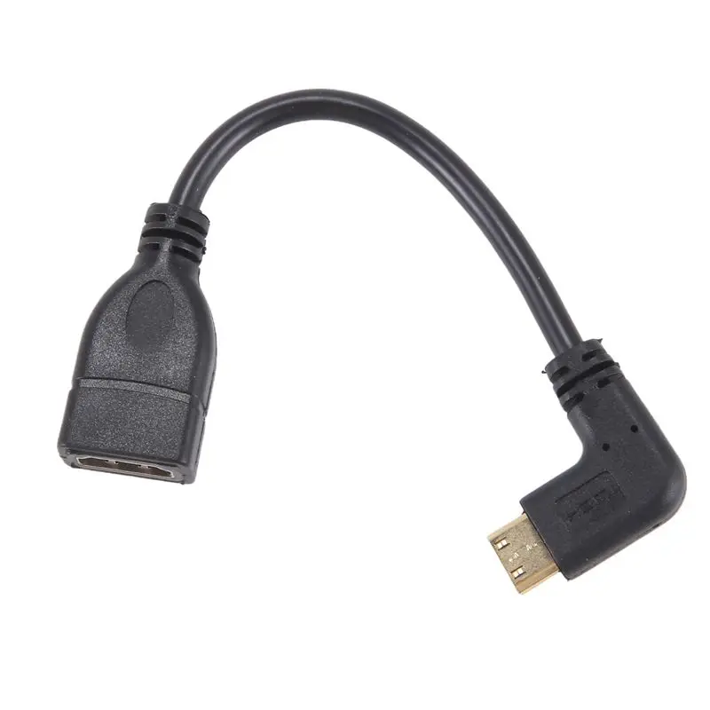 Picture 7: AB06 Mini To Cable Cablecreation 0 5Ft 90 Degree Right Angle Mini