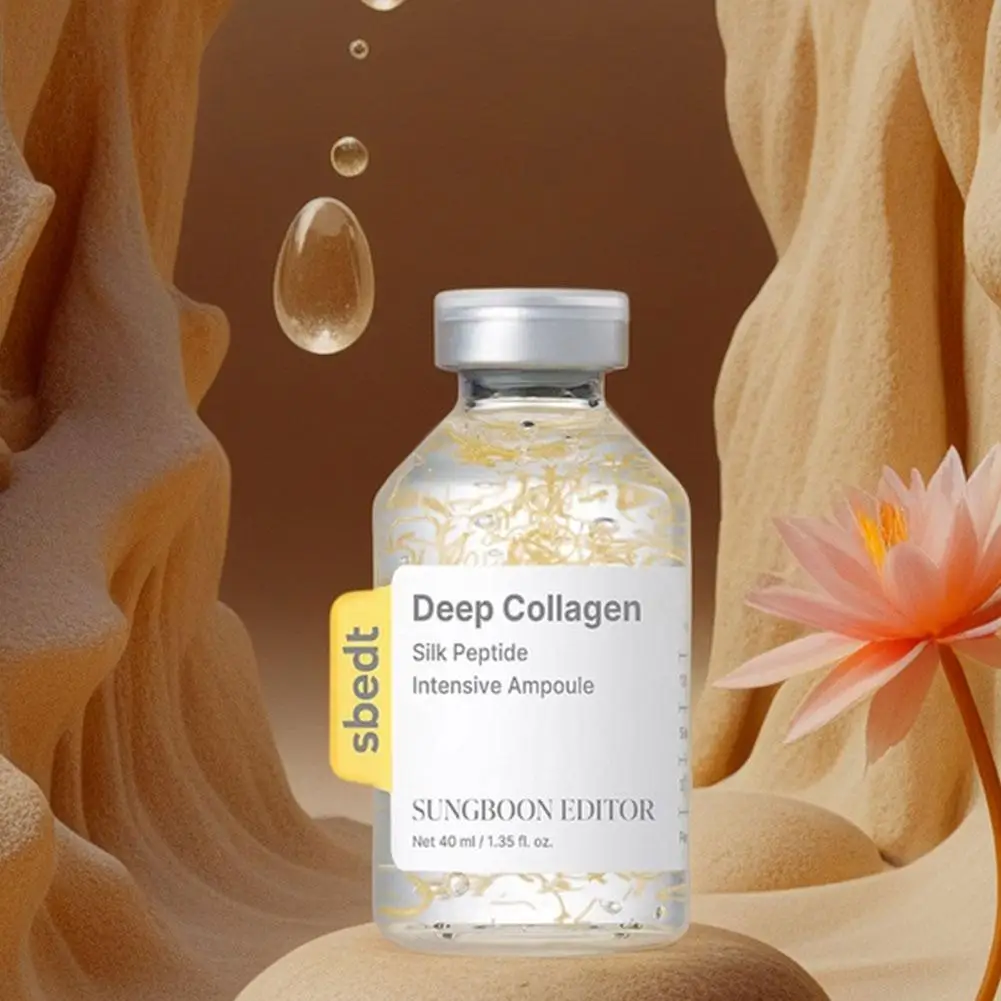 Seiden-Kollagen Feuchtigkeitsspendende Essenz 40ml Ampulle Straffendes Serum Revitalisierendes Anti-Aging Nährendes Anti-Trockenheits-Hautpflegeprodukt – Detail 5