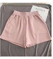 Women Summer 2026 Loose Slim Drawstring Hot Pants Korean High Waisted Wide Leg Casual Versatile Sports Shorts for Outdoor Wear 6