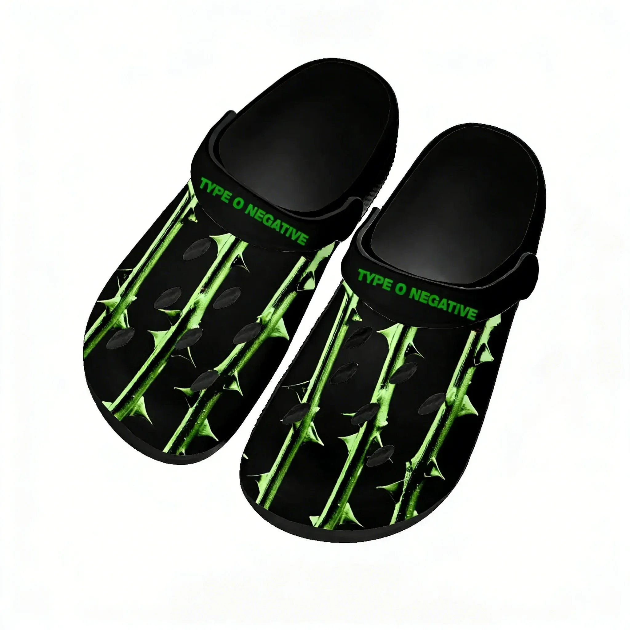 

O Negative Water Shoes Mens Womens Comfortable Fashion Home Garden Clogs Customizd Sandals Beach Breathable Hole Slippers