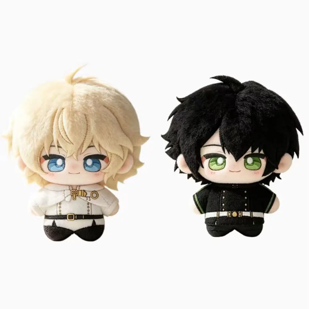 10cm End Seraph Yuichiro Hyakuya Plusie Doll Pendant Fan Print Toy Mikaela Hyakuya Stuffed Dolls Birthday XMAS Gift Decoration