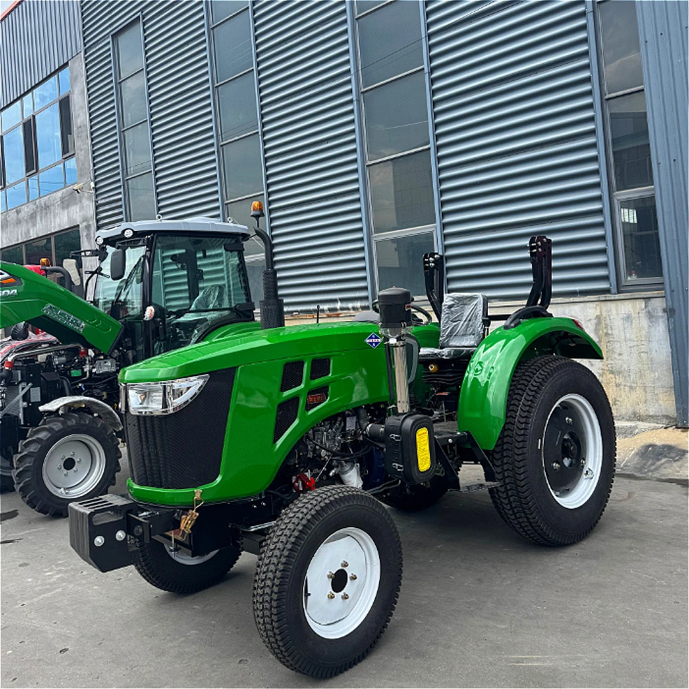 Brand New, Reliable 50-100 Horsepower Four-wheeled Agricultural Tractors Available At Low Prices, with Various Attachments.