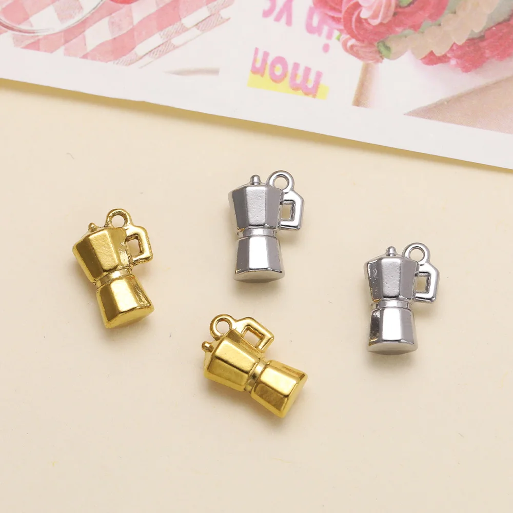 

Сердечный дизайн 50 шт. 8*12 мм DIY кулон/нержавеющая сталь/подвески для ожерелья/ручная работа/форма кофейника/фурнитура для ювелирных изделий # 195220