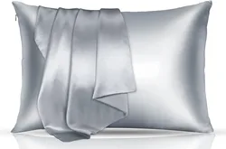 1 PC Silk Satin Toddler Pillowcase 35X50CM, Super Soft and Silky Cooling Travel PillowCases for Nursery, Kids, Boys Girls