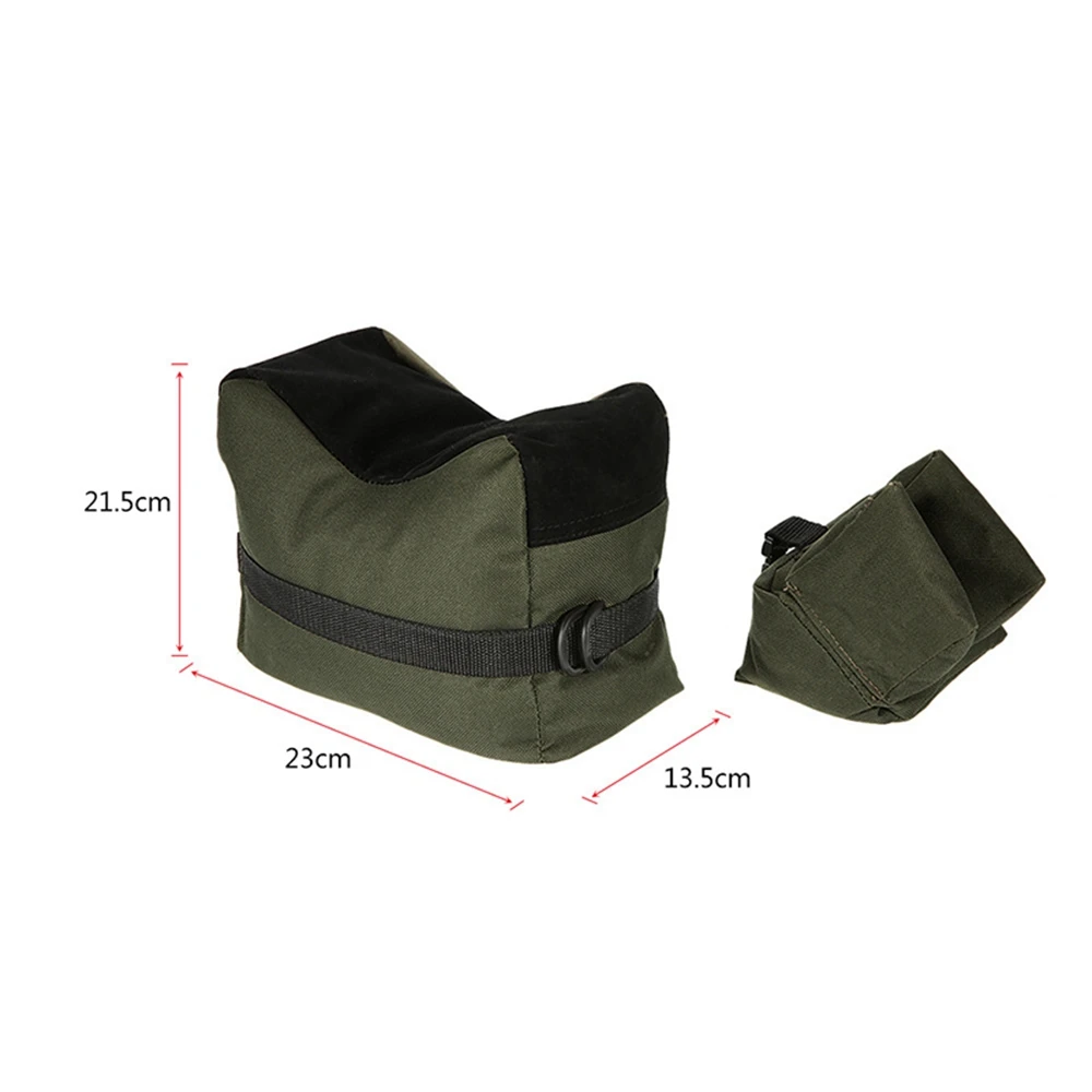 Tactical Outdoor  Front & Rear Bag Rifle Support Sandbag Unfilled Sand Sniper Shooting Target Stand Bag Hunting Gun Accessories