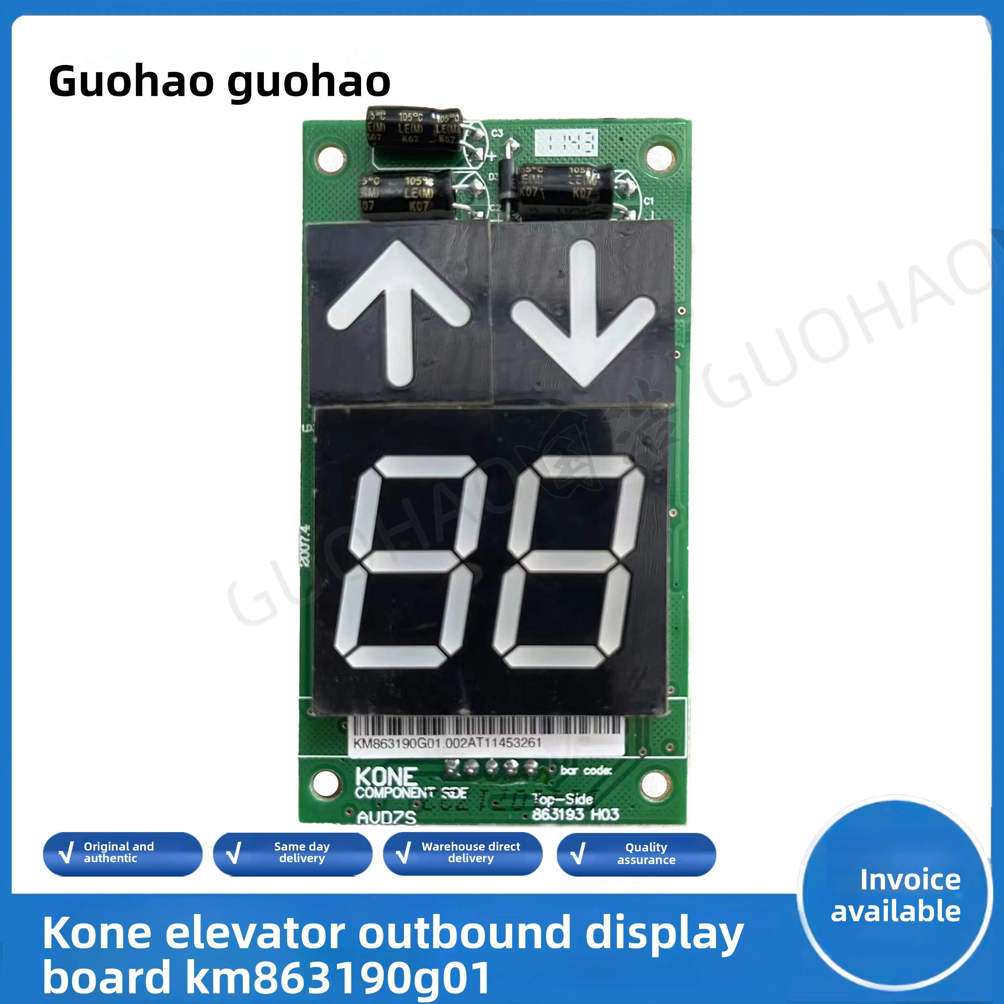 

KONE elevator accessories KM863190G01/863193H03KM50017289H02 call out display board new