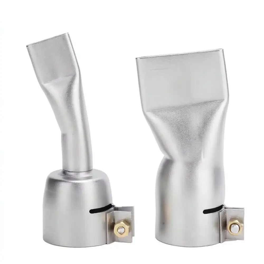 Hot Air Blower Nozzle Accessory Set 32mm Stainless Steel Tips And Silicone Roller For Efficient Material Seaming